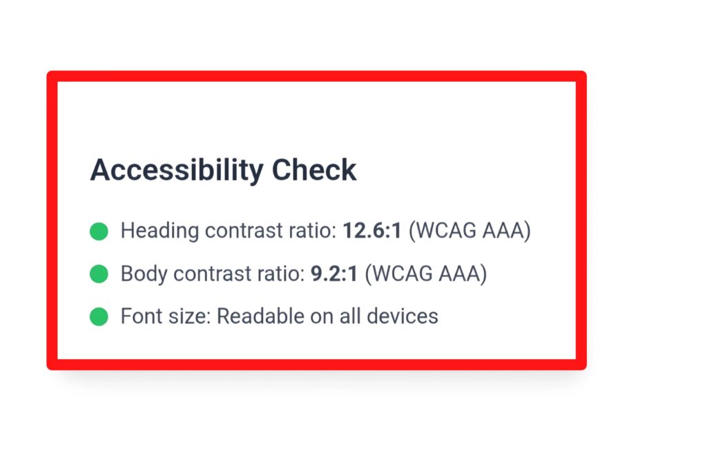 free font accessibility check tool