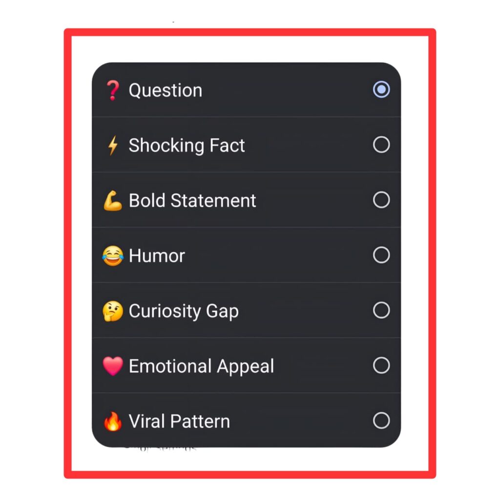 free AI Instagram Hook Generator online 2025