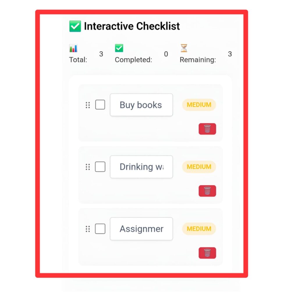 free ai text to checklist converter online 2025