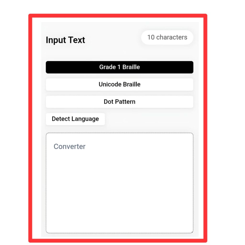 free text to braille convertor online