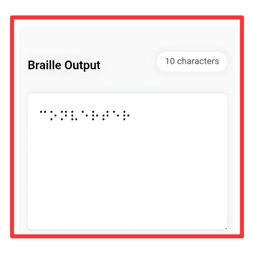 free text to braille convertor online